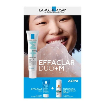 La Roche-Posay Effaclar Duo+M Promo Pack με Δώρο Effaclar Gel 50ml & Anthelios Oil Correct SPF50+ 3ml
